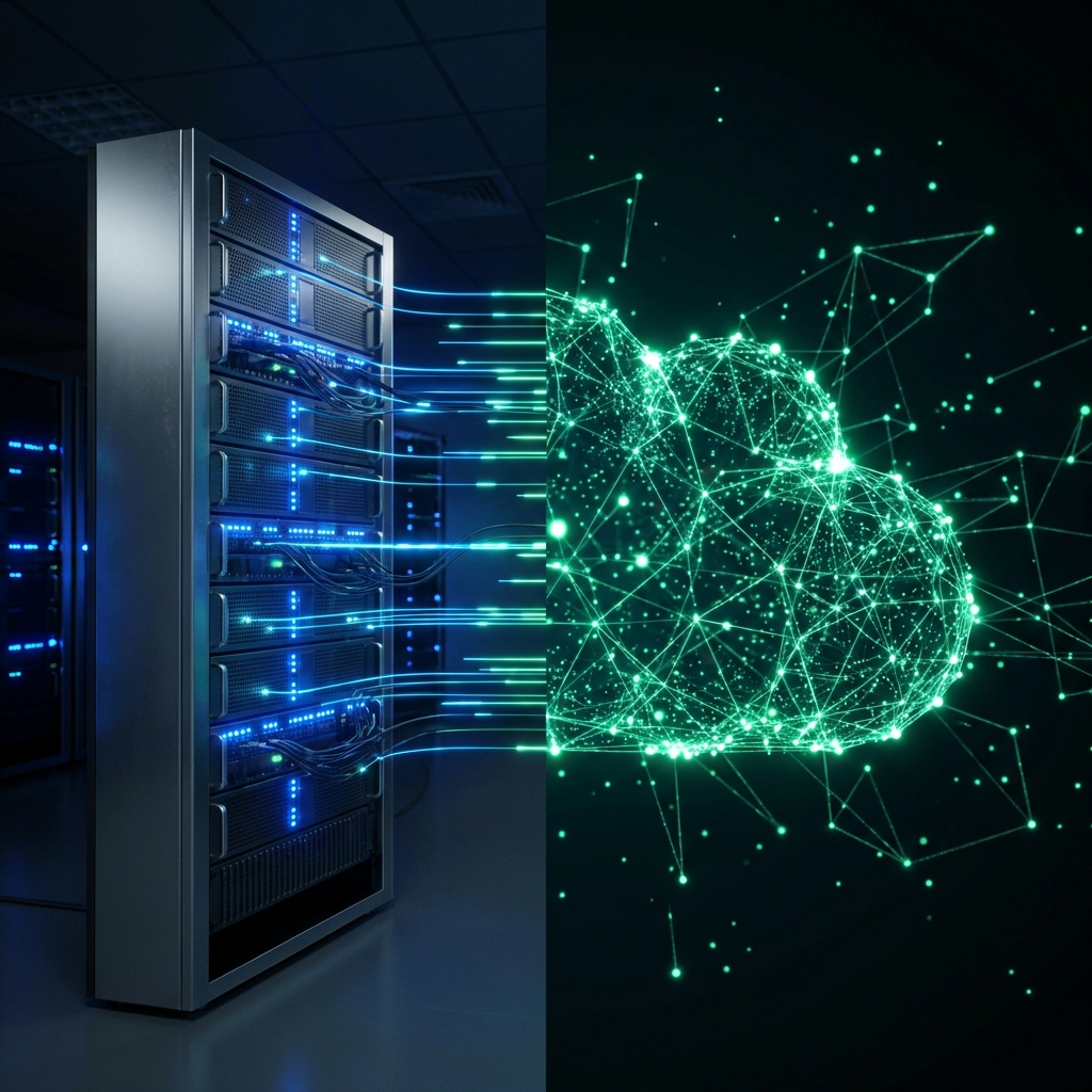 Comparación servidores on-premise vs cloud